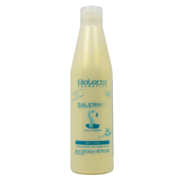Salerm Cosmetics 21 LEAVEIN Conditioner B5 Provitamin Lipsomes Silk Protein 86 oz bottle size