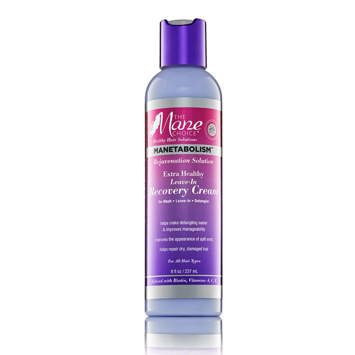 The Mane Choice Manetabolism Leave In Conditioner 8 oz Rejuvenation Solution LeaveIn Recovery Hair Cream Detangler with