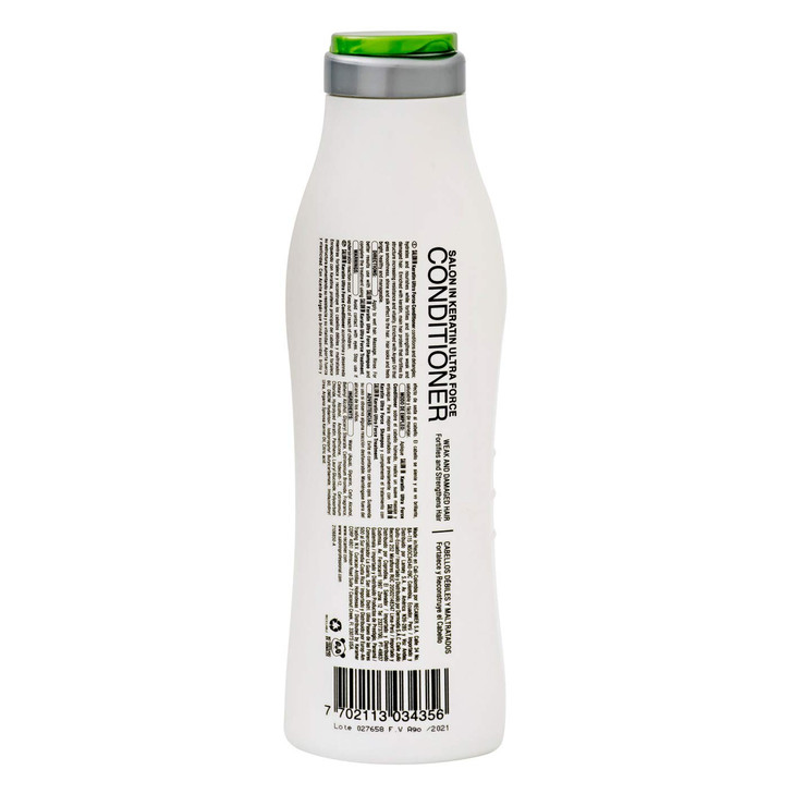 Salon In Recamier Salon In Keratin Ultra Force Conditioner for Damaged Weak Hair Deep Repair Strengthening Formula 101 f
