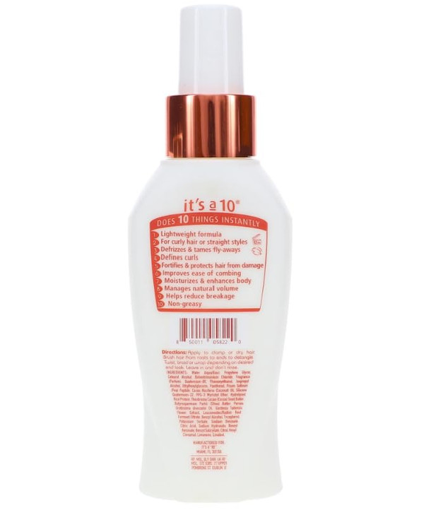 Coily Miracle Leave In Product by Its A 10 for Unisex 4 oz Treatment