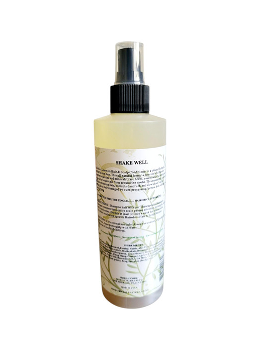 Hairobics LeaveIn Treatment for Hair Loss Hair Breakage Slow Growth and Thinning Hair 8oz