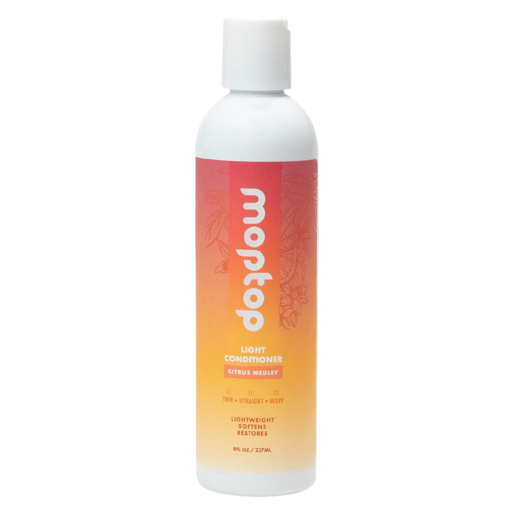 MopTop Light Conditioner Lightweight Hair Moisturizer to Enhance Moisture Reduce Frizz Sulfate Paraben Free Hair Care fo