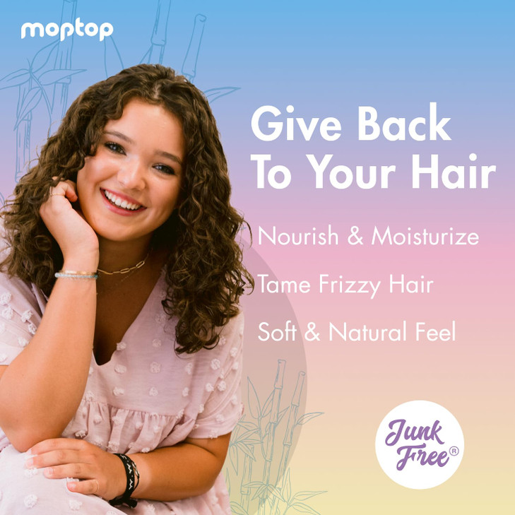 MopTop Leave In Conditioner for Curly Hair Hair Moisturizer to Soften Moisturize Hydrate Anti Frizz for All Textures Cur