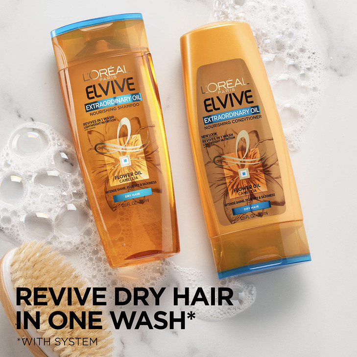 LOreal Paris Elvive Extraordinary Oil Nourishing Conditioner 126 Fl Oz Packaging May Vary