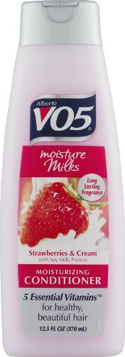 Alberto VO5 Moisture Milks Moisturizing Conditioner Strawberries Cream 125oz Pack of 3