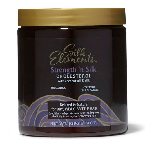 Silk Elements Mega Cholesterol Conditioning Treatment Deep Conditioning Strengthens Hair Infused with Silk Proteins