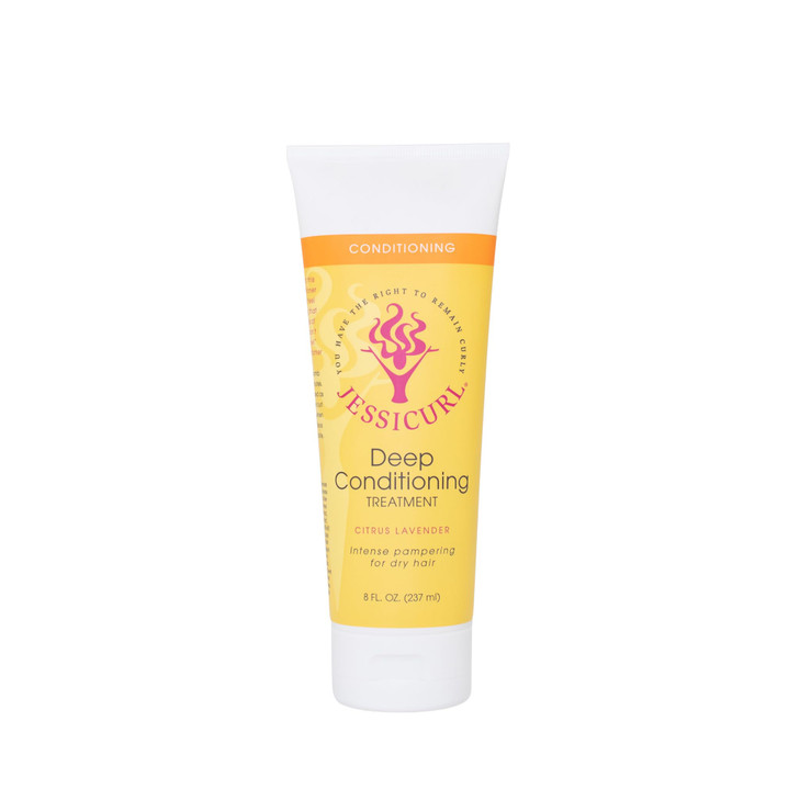 Jessicurl Deep Conditioning Treatment Citrus Lavender 8 Fl oz Deep Conditioner for Dry Damaged Hair great Anti Frizz Hai