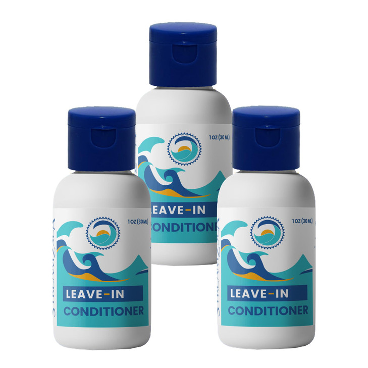 Stream2Sea Travel Size Sulfate Free LeaveIn Hair Conditioner with Sun Protection 1oz Each Pack of 3