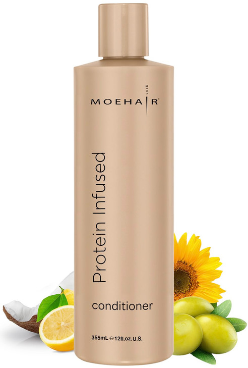 MOEHAIR Protein Infused Conditioner Protein Hair Treatment Repairs Damaged Hair Hydrates Hair Controls Frizz Adds Shine