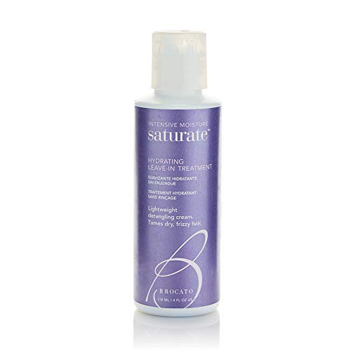Brocato Saturate Hydrating LeaveIn Treatment 4 Oz Deep Conditioning Leave in Treatment for Dry Curly Frizzy Color Treate