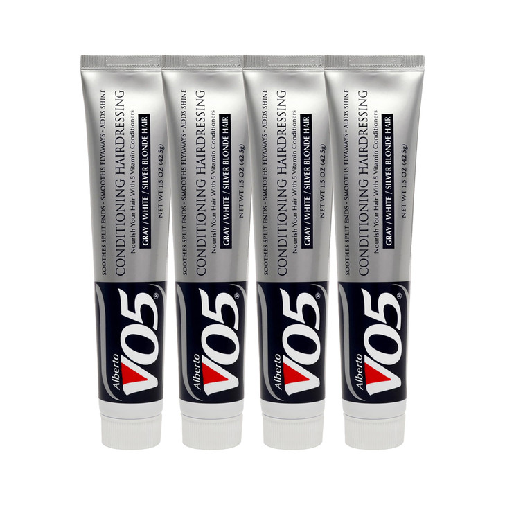 Alberto VO5 Conditioning Hairdressing Grey White Silver Blonde Hair Conditioner Smooths Frizz and Enhances Color Vibranc