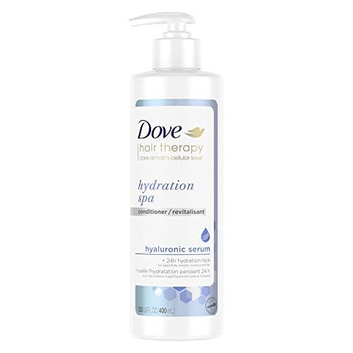 Dove Hair Therapy Conditioner for Dry Hair Hydration Spa Hair Conditioner with Hyaluronic Serum 135 fl oz
