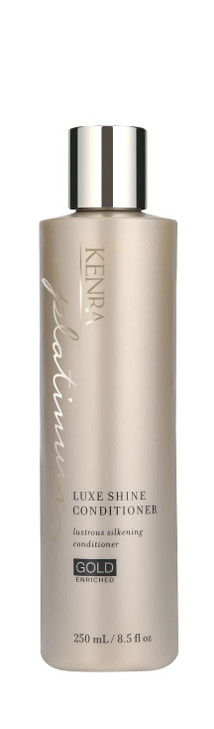 Kenra Professional Platinum Luxe Shine Conditioner Gold Enriched Rich ShineEnhancing Daily Conditioner Revitalies for Im