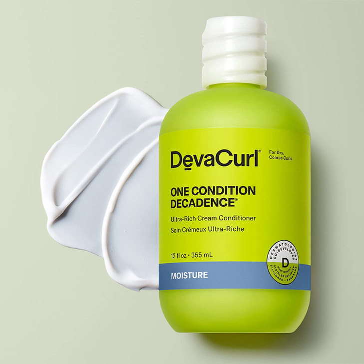 DevaCurl One Condition Decadence UltraRich Cream Conditioner Green Oasis 12 fl oz