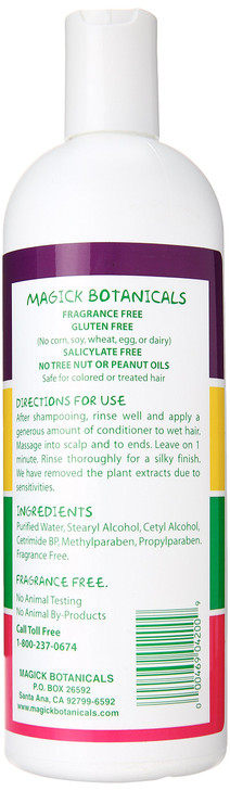 Magick Botanicals Conditioner Fragrance Free 16 Ounce