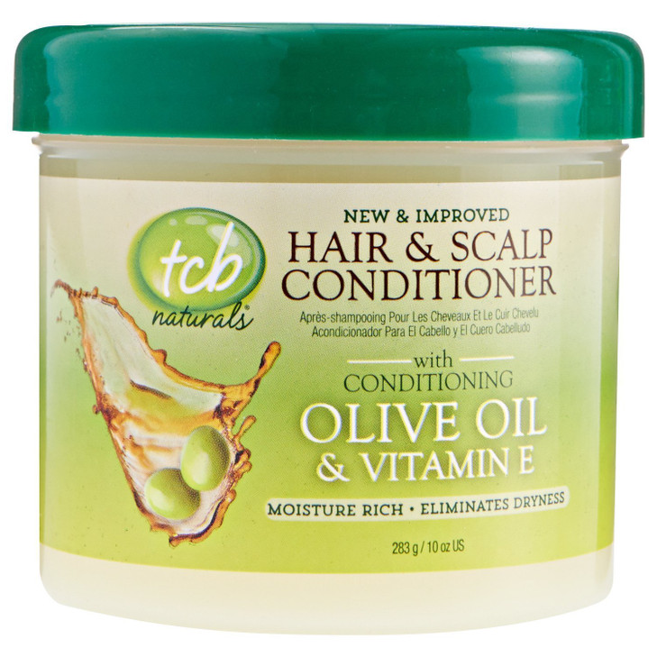 TCB Naturals Hair Scalp Conditioner 10 oz Jar 3Pack with Free Nail File B004KEQREU A 30 Ounce Pack of 3