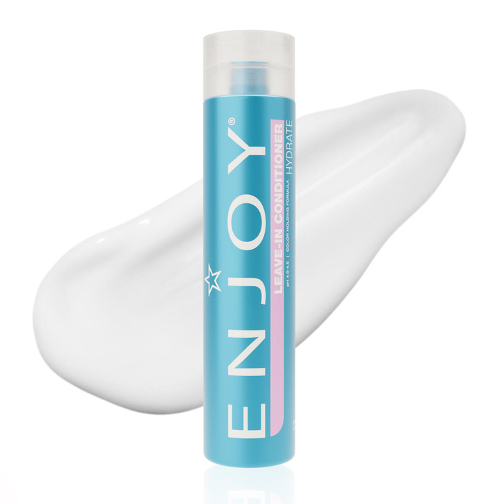 Enjoy Leave In Conditioner Eliminates Frizz Cleansing Moisturizing Smoothing Sulfate Free For Thick Coarse or Curly Hair