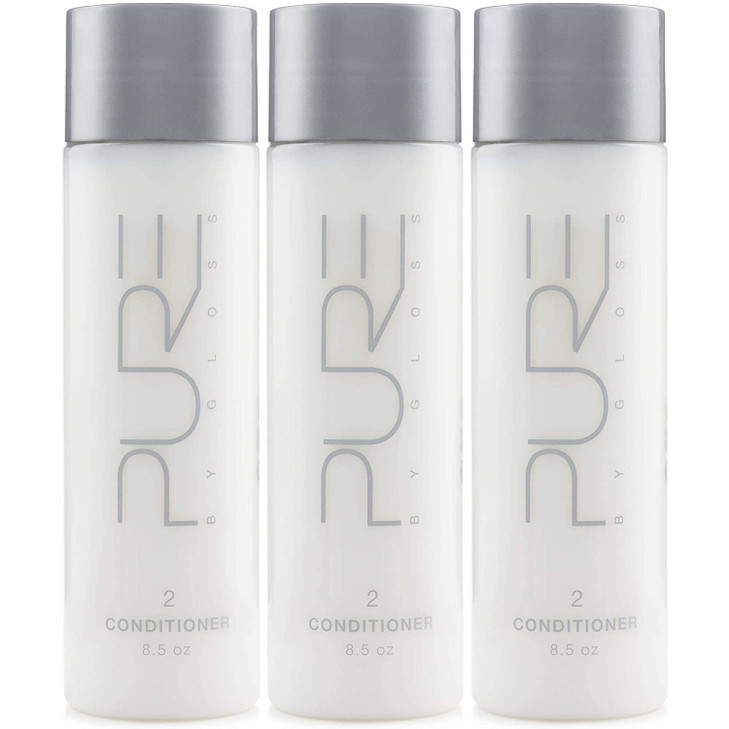 Pure By Gloss Conditioner Fresh Lemon Scent for All Hair Types Cruelty Free and Paraben Free Luxurious Moisturizing Soft
