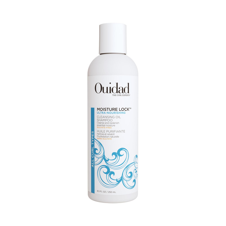 Ouidad Moisture Lock Ultra Nourishing Cleansing Oil Shampoo for Curly Hair 85 fl oz Rehydrates Dry Damaged Curls Color S