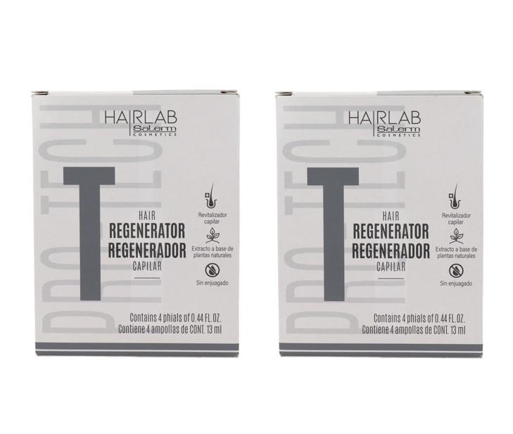 Salerm Energy Hair RegeneratorRevitalizer 4 Applications Pack of 2 Unscented Lotion 8 Applications 2E2 milliliters Unise