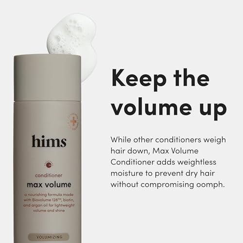 Hims Max Volume Conditioner 2 Pack Volumizing Conditioner for Men Citrus Spice Mens Natural Conditioner Moisturizes Adds