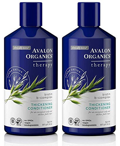 Avalon Organics Complex Thickening Conditioner Biotin B 14 Oz Pack of 2