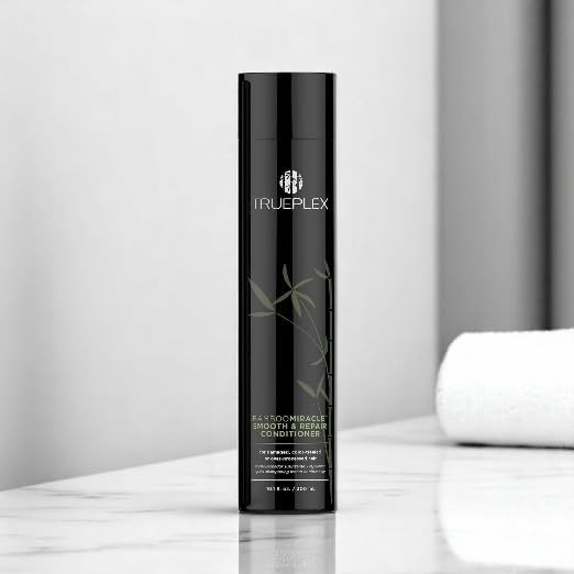 Trueplex KERATHERAPY Bamboo Miracle Smooth Repair Conditioner 101 oz 300 ml Vegan Formula Damaged Frizzy Dry Hair Hydrat