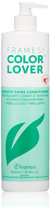 FRAMESI Color Lover Smooth Shine Conditioner 169 fl oz Sulfate Free Conditioner with Coconut Oil and Quinoa Color Treate