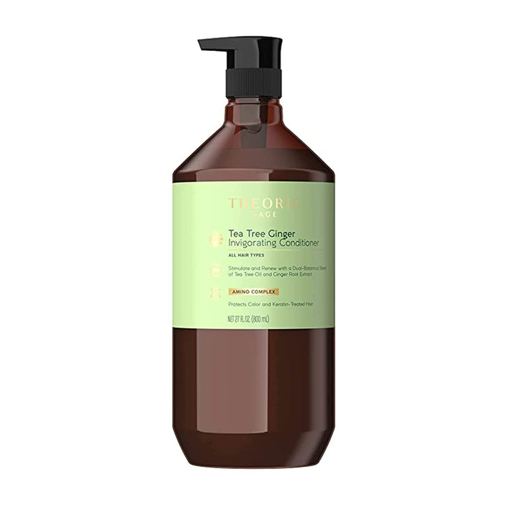 Theorie Tea Tree and Ginger Invigorating Conditioner Stimulate Renew with Shine and Resilience Suited for All Hair types