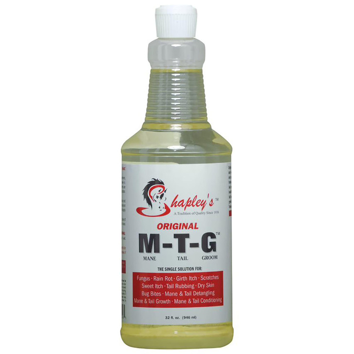 Shapleys 32 Fl Oz Original MTG Skin Healing and Hair Growth Skin Treatment Mane and Tail Detangler