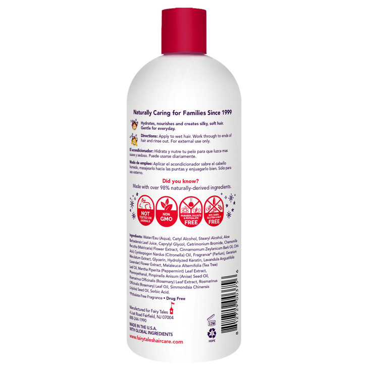Fairy Tales Rosemary Repel Daily Kids Conditioner Kids Like the Smell Lice Do Not 32 fl oz Pack of 1