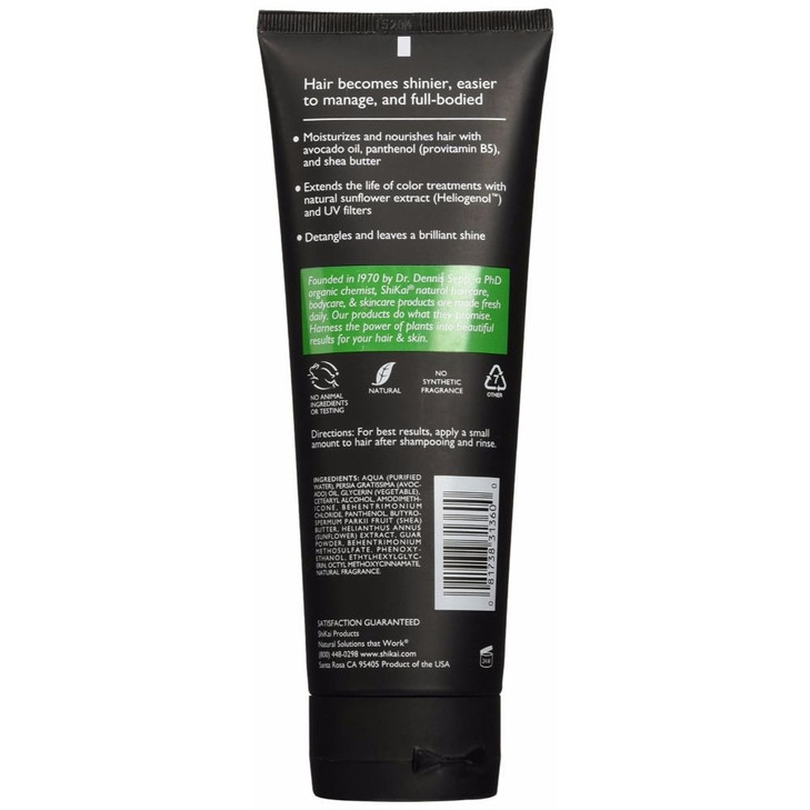 Shikai Color Reflect Daily Hair Moisture Repair Conditioner Unscented 8oz Pack of 3 Protects Treated Hair With Avocado O