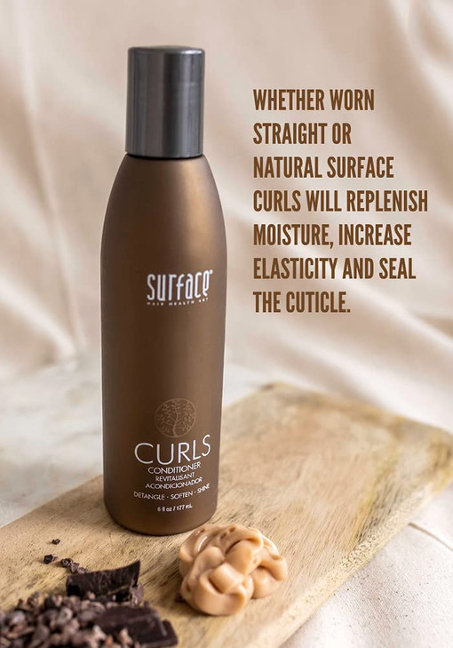 Surface Hair Curls Moisturizing Conditioner Defines Adds Shine and Provides Frizz Free Style Longevity 6 fl oz
