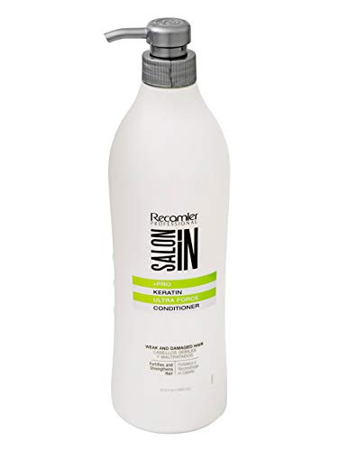 Salon In Recamier Salon In Pro Keratin Ultra Force Hair Conditioner for Weak Damaged Hair 338 oz