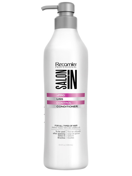 Salon In Recamier Liss Control Conditioner 338 fl oz AntiFrizz Hydrating Care for Straightened or Frizzy Hair