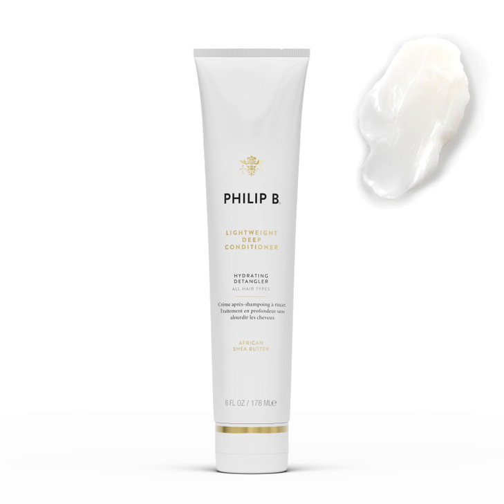 PHILIP B Lightweight Deep Conditioner 6 fl oz 178 ml Hydrating Detangler Adds Moisture Shine and Smoothness For All Hair
