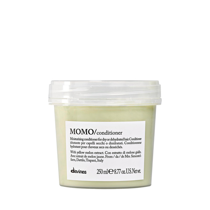 Davines MOMO Conditioner Moisturizing Untangling Formula for Dry and Dehydrated Hair Promoting Lasting Hydration Softnes