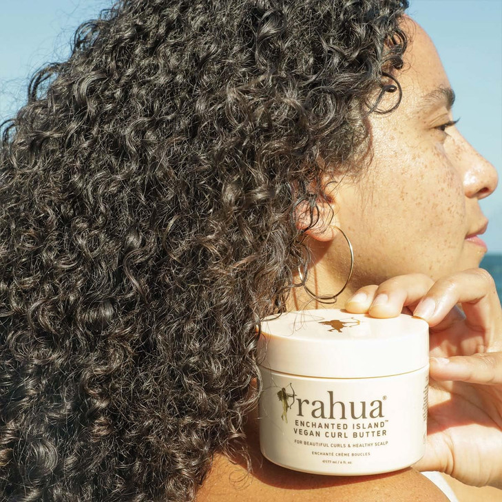 Rahua Enchanted Island Curl Butter Vegan LeaveIn Defining Cream for All Curl Types Hydrating Butter for Frizz Control Mo