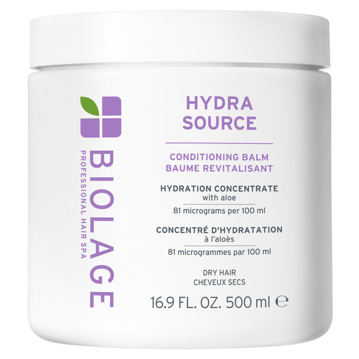 Biolage Hydra Source Conditioning Balm Moisturizes Detangles Adds Softness For Dry Hair Infused with Fermented Aloe Micr
