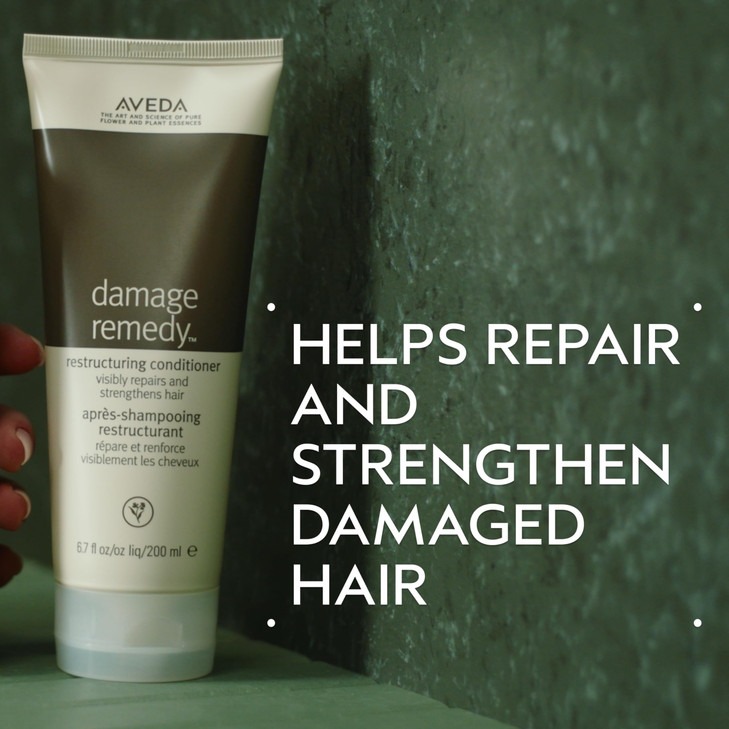 Aveda Damage Remedy Restructuring Conditioner for Damaged Hair Repairs and Strengthens Damaged Hair Detangles with Quino