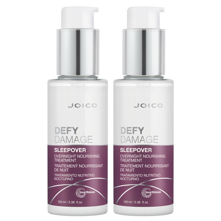 Joico Defy Damage Sleepover Overnight Nourishing Treatment Instantly Softens Smooths Strengthen Bonds Reduce Breakage Sp