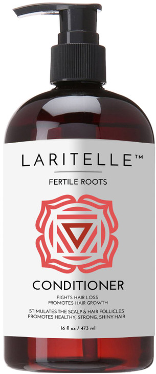 Laritelle Organic AntiThinning Conditioner Fertile Roots 16 oz FollicleReviving GrowthBoosting Organic Formula for Thick
