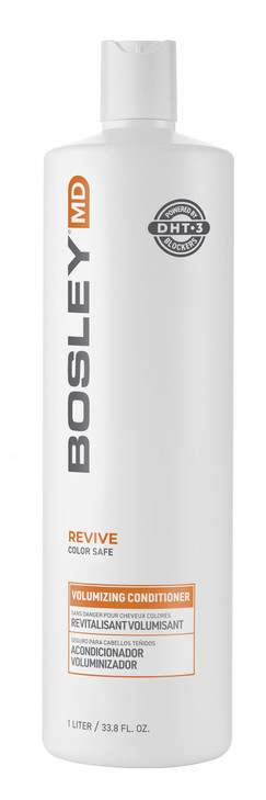 BosRevive Volumizing Conditioner for Thinning ColorChemicallyTreated Hair DHT Blocker SulfateFree Vegan Biotin Saw Palme