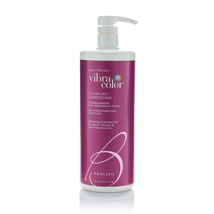 Brocato Vibracolor Color Last Conditioner 32 Oz Color Safe Conditioner for Colored Hair Prevents Fading and Extends the