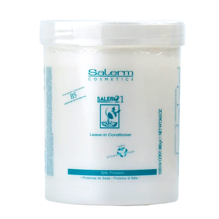 SALERM 21 Mask 34oz LEAVEIN Conditioner B5 Provitamin Lipsomes Silk Protein with a gift Maritrini Meza