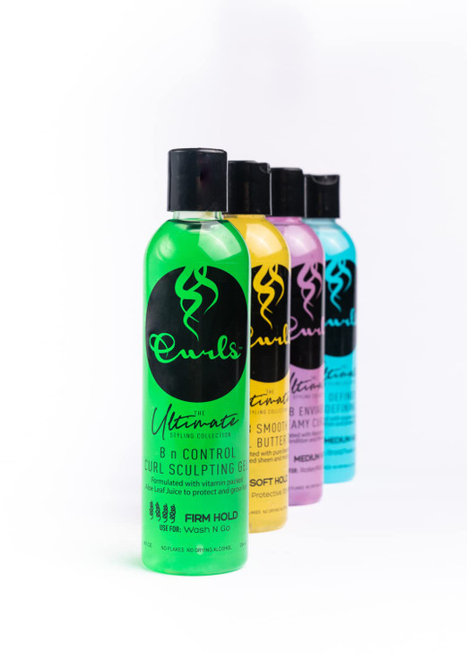 Curls The Ultimate Styling Collection B N Control Curl Sculpting Gel (Firm Hold), 8 Ounces,GREEN