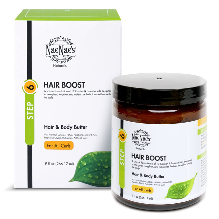 Nae Naes Hair Boost Handmade Hair Body Butter Conditioner Hair Thickening Treatment and Moisturizer with 19 Natural Ingr