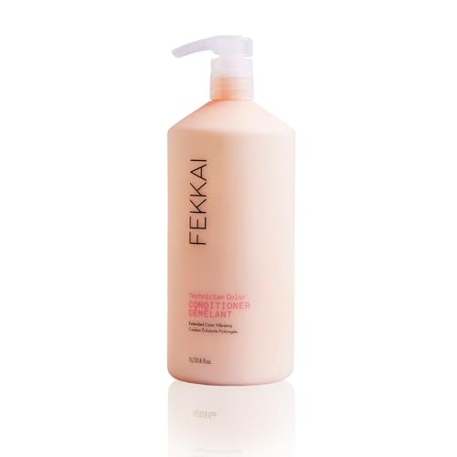 FEKKAI Technician Color Conditioner 1 Liter Extends Vibrancy of ColorTreated Hair Free of Sulfates Parabens Phthalates V