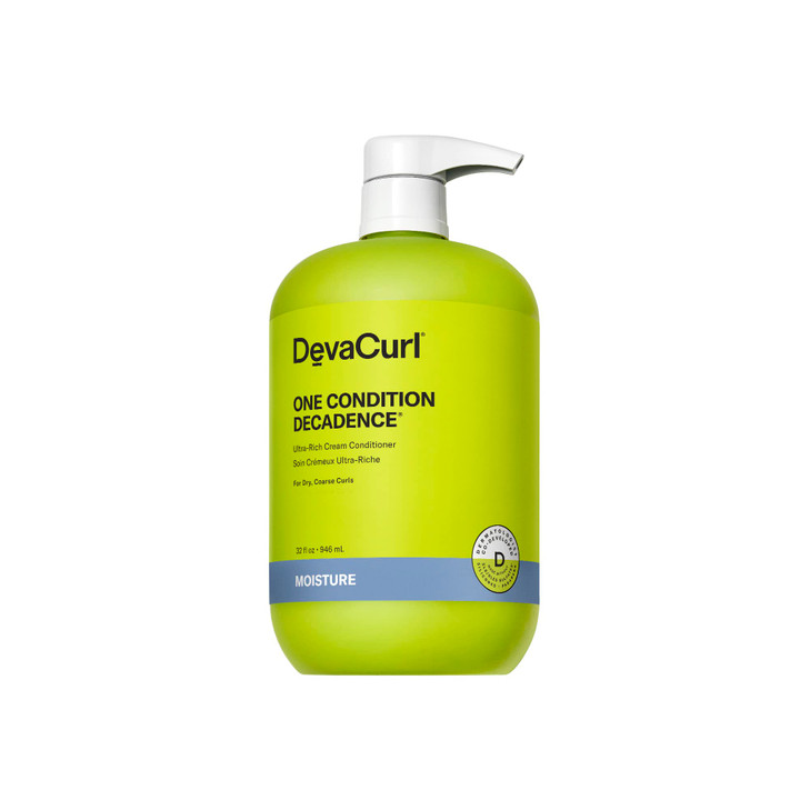 DevaCurl One Condition Decadence UltraRich Cream Conditioner Green Oasis 32 fl oz
