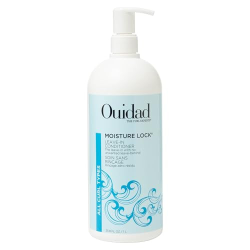 Ouidad Moisture Lock Leave In Conditioner for Curly Hair 338 fl oz Hydrating Hair Detangler 2in1 Moisturizing Conditione
